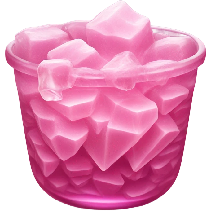 Pink ice emoji