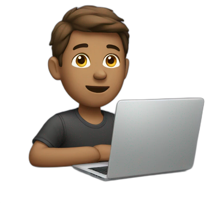 guy with laptop emoji