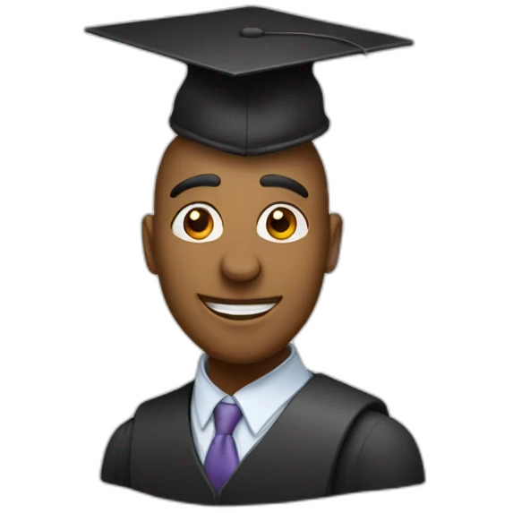 further education in HR style with Mortarboard emoji