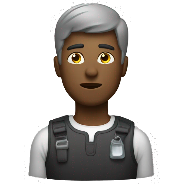 Man conserving energy emoji