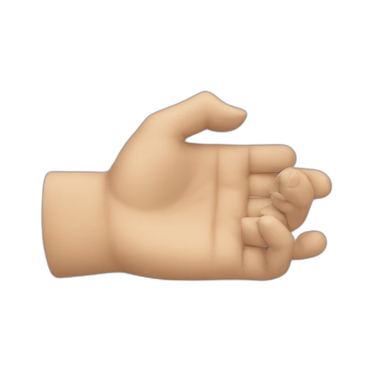 Una mano emoji