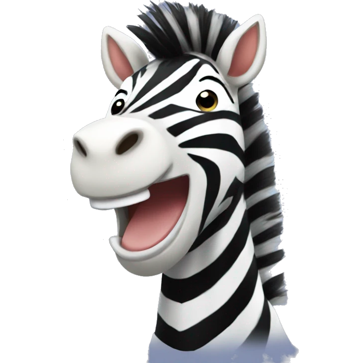 laughing zebra emoji