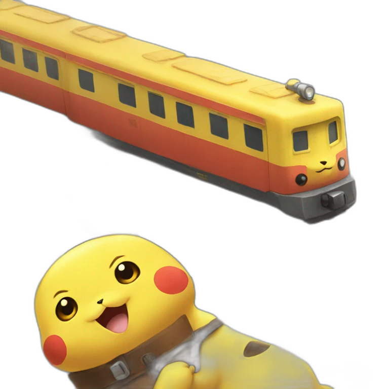 pikachu train emoji
