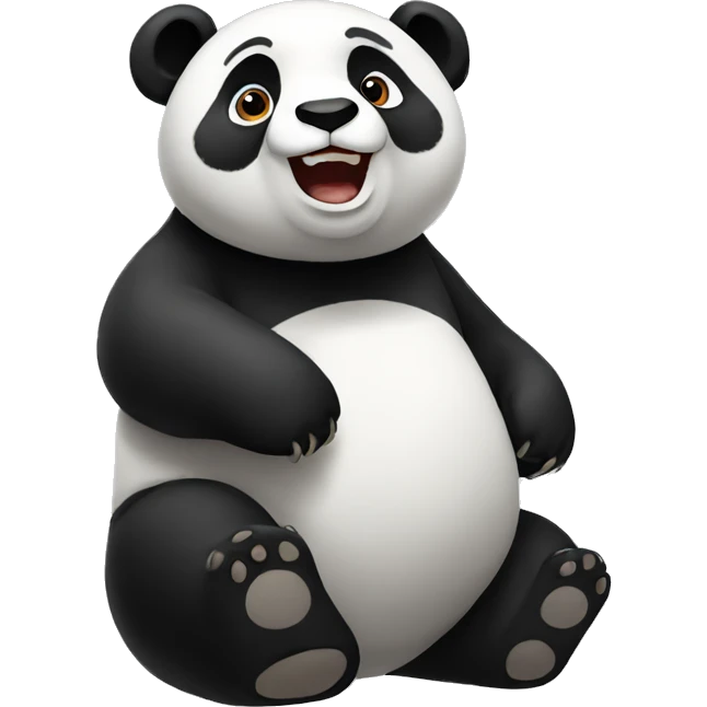 Panda ask something  emoji