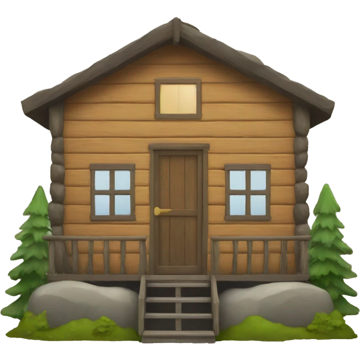 summer camp cabin emoji