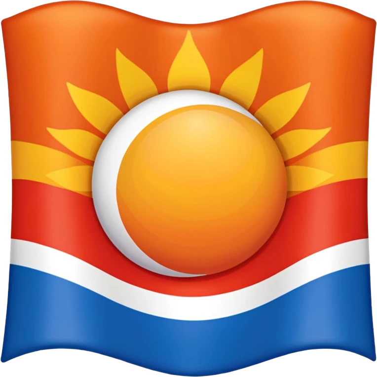 Drapeau Katangais emoji