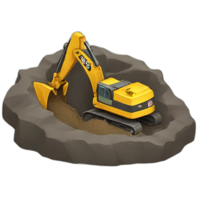 cat dig emoji