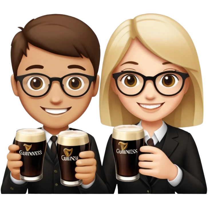 2 Guiness cheers emoji