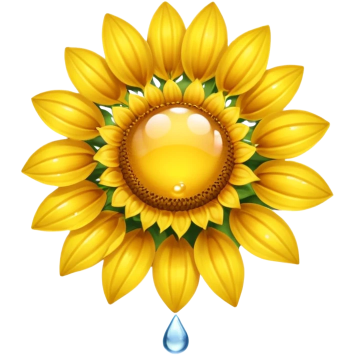 sunflower oil droplet emoji