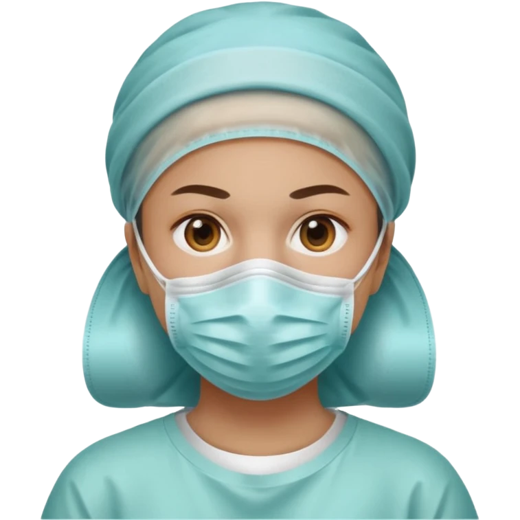 The face of surgical preparation emoji