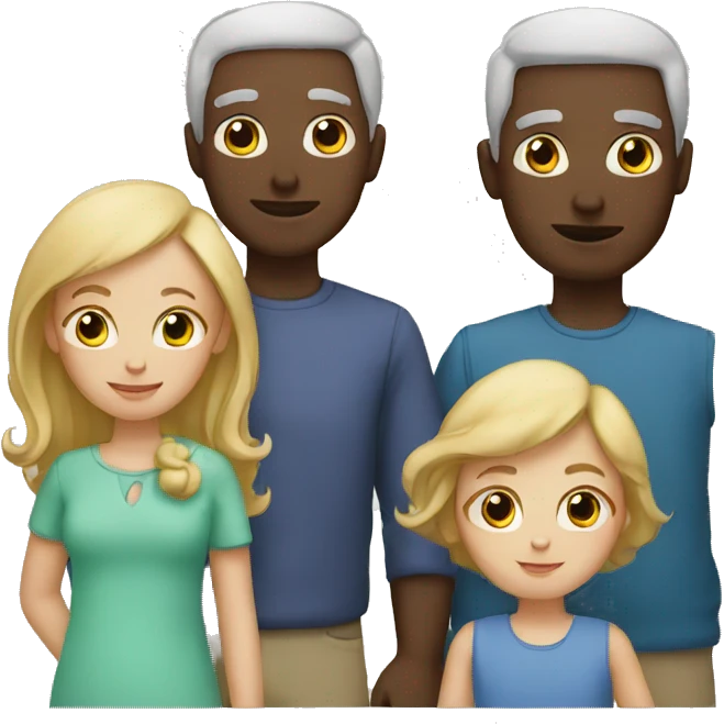 white family  emoji