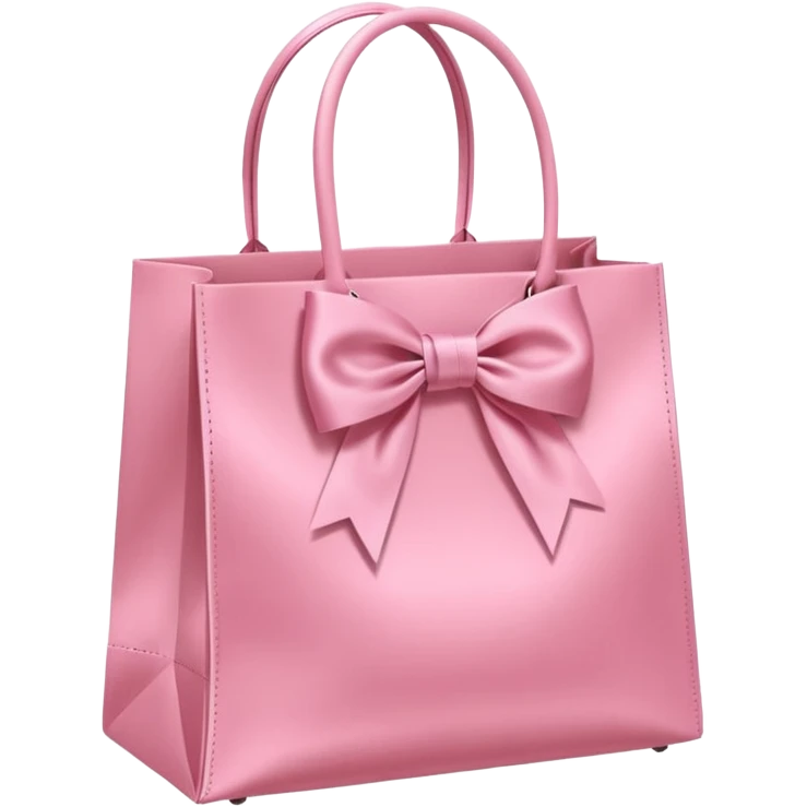 pink shopping bag, Blair Waldorf like emoji