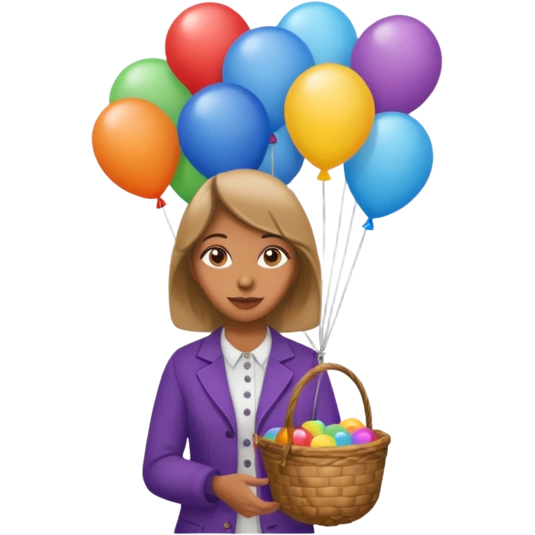 Street Balloon Seller woman  emoji