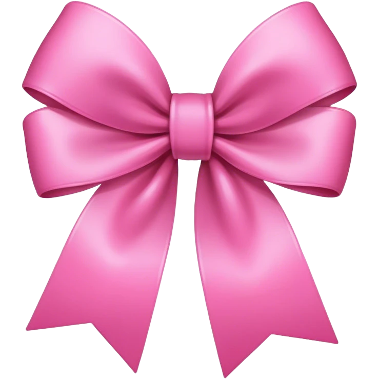 Pink bow emoji