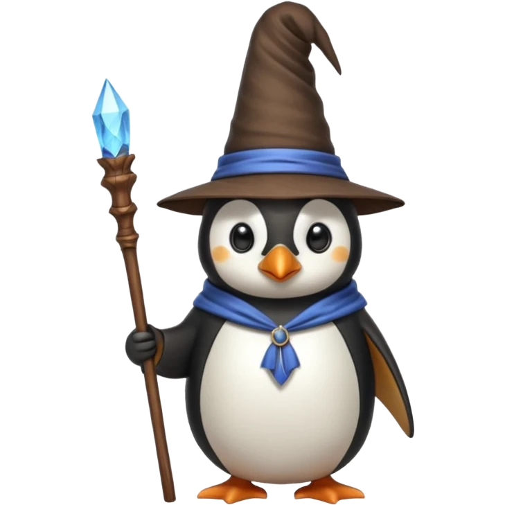 Penguin Wizard emoji