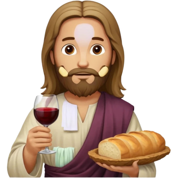 JESUS GIVING COMMUNION emoji