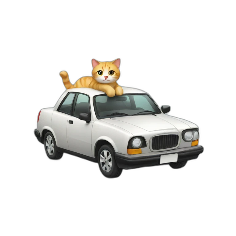 car cat emoji