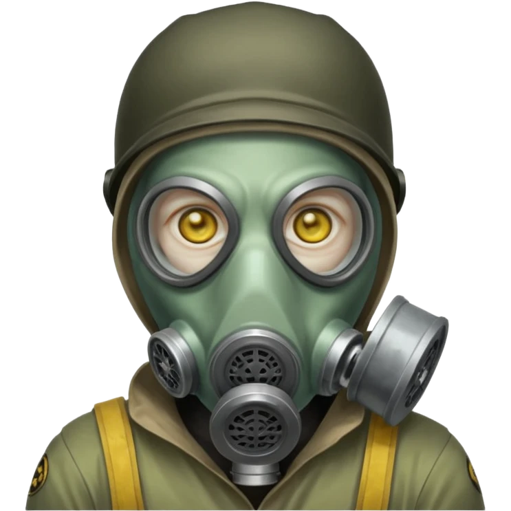 Zombie in gas masks emoji