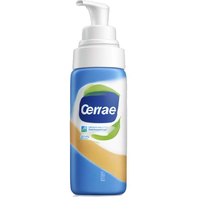 rectangular bottle foam cerave emoji
