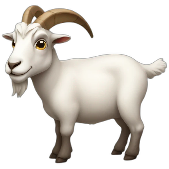 goat-with-big-belly emoji