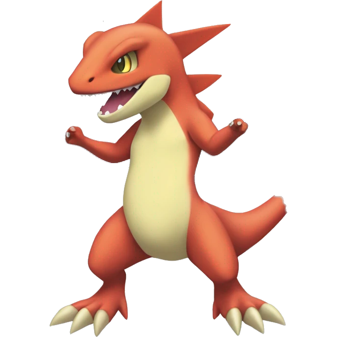 Sharpedo-Charmeleon-Gible-Larvitar-Fakémon Full Body emoji