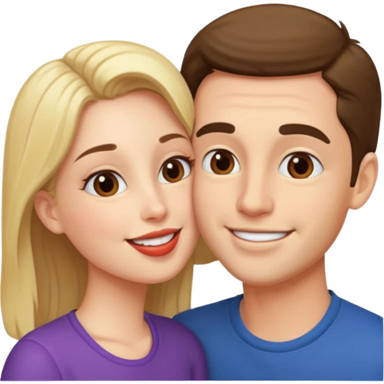 couple sleeping together kissing  emoji