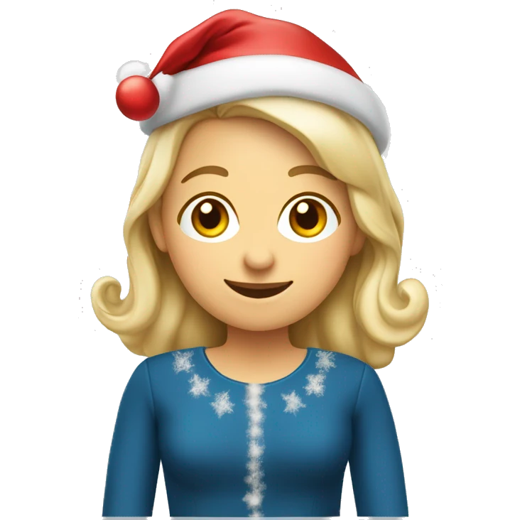 Weihnachtsmann im Kleid emoji