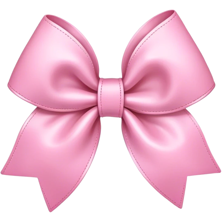 Baby pink bow emoji