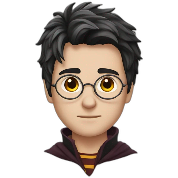 Harry potter with a scar emoji