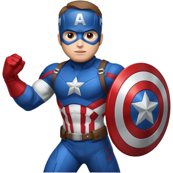 captain america head shot emoji