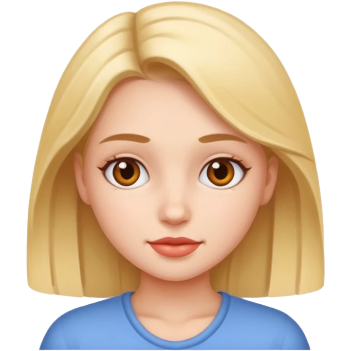 Lovely girl emoji
