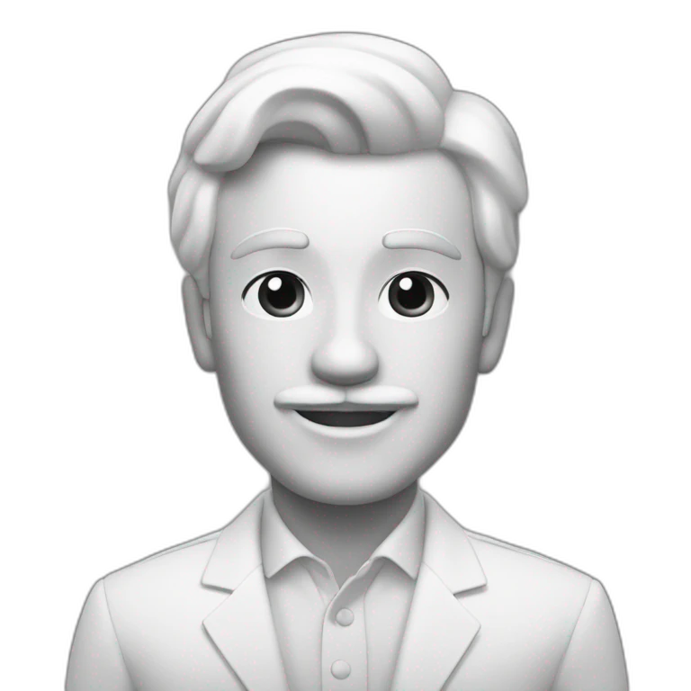 Ladrón blanco y negro  emoji