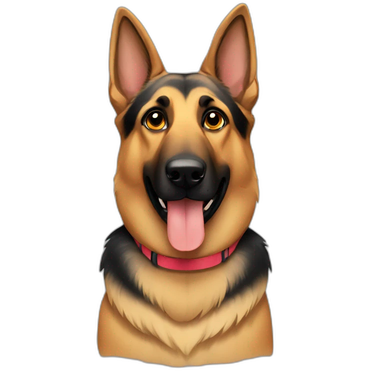 German shepherd  emoji