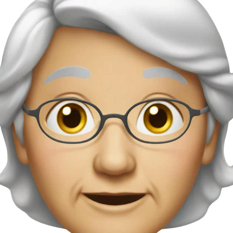 old lady emoji