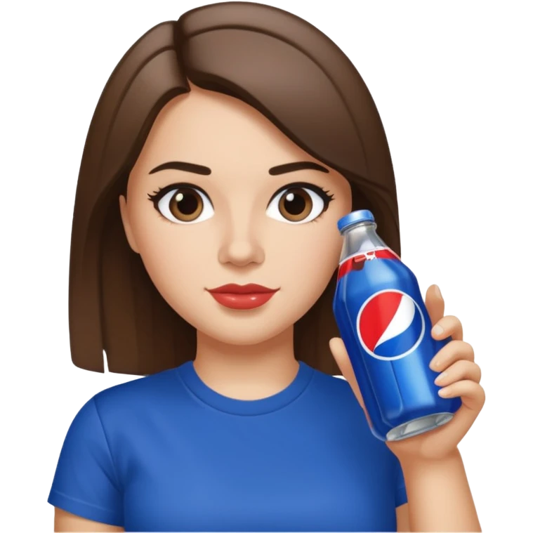 Addison Rae drinking Diet Pepsi  emoji