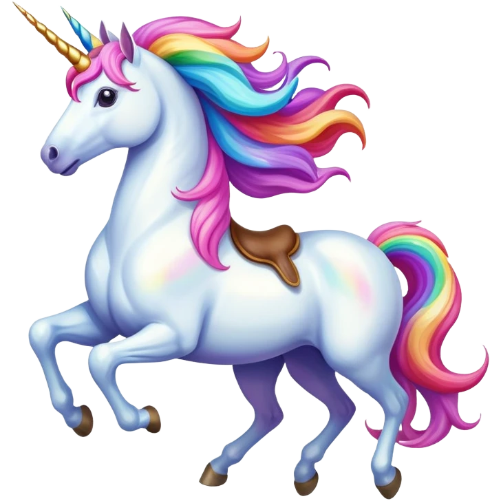 unicorn riding a horse emoji