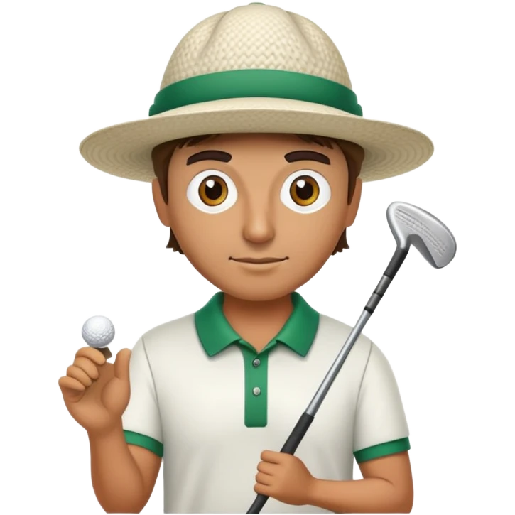Mexican golfer  emoji