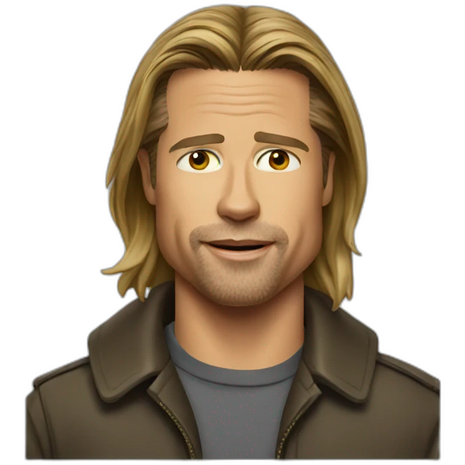 brad pitt emoji