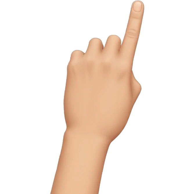 Index finger on two hands rubbing together emoji