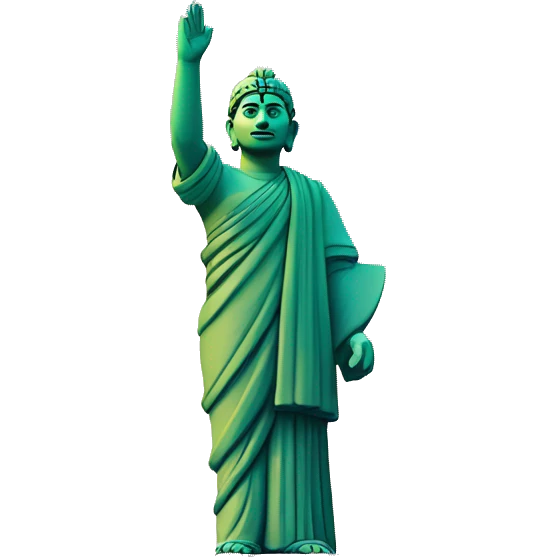 statue of unity from india  emoji