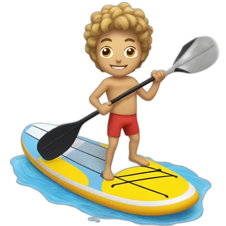 Stand up paddle emoji