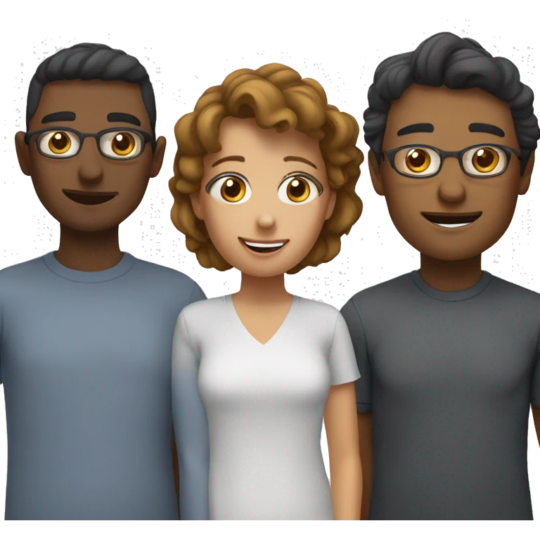 generate 4 to 5 faces for video meeting app showcase like face time or google meet emoji
