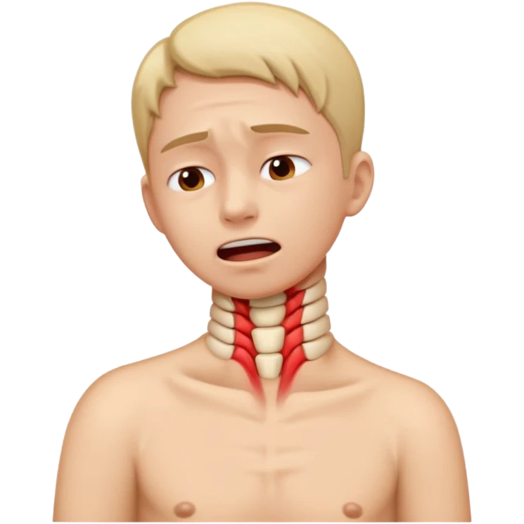 pain in the back of the neck emoji