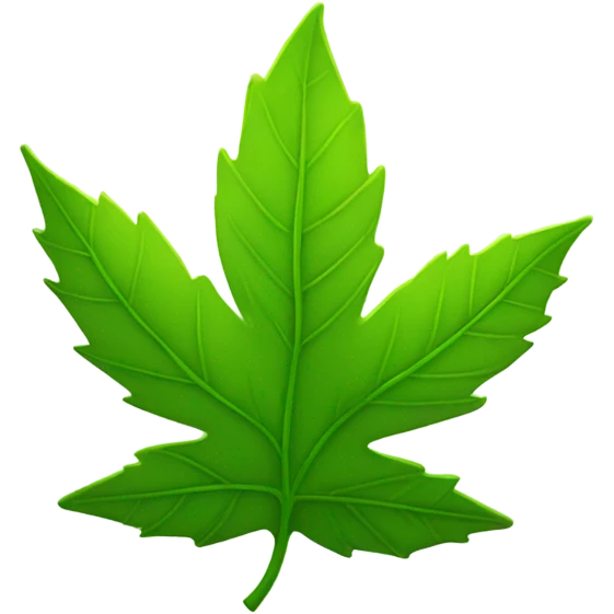 healing leaf in plus shape emoji