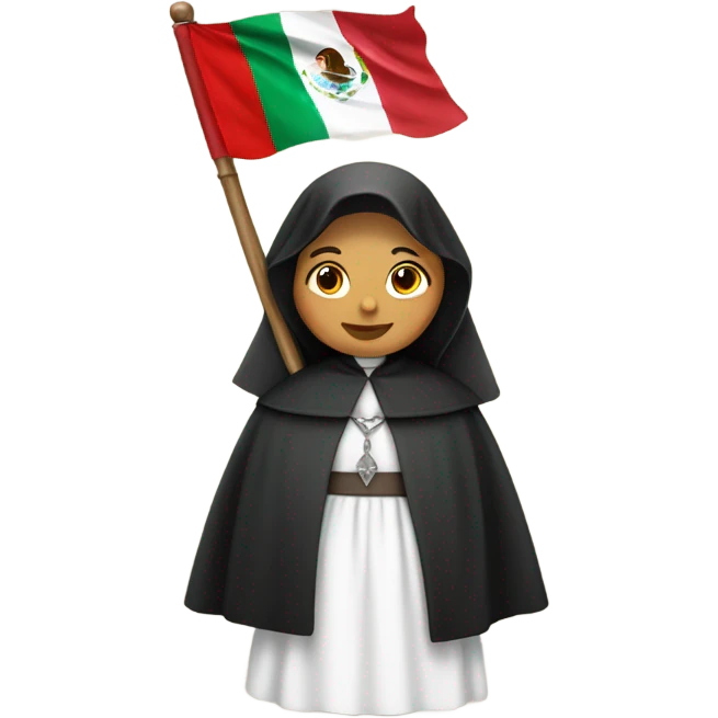 Mexican flag nun emoji