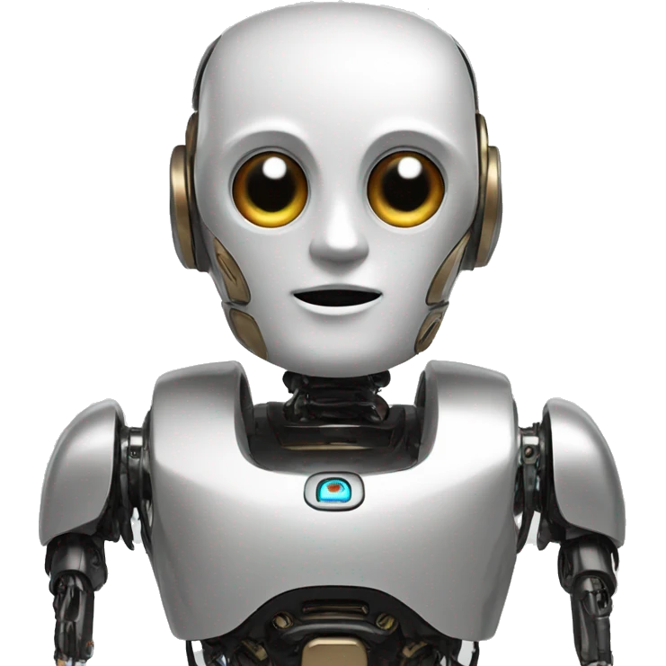 Smart luxury robo emoji