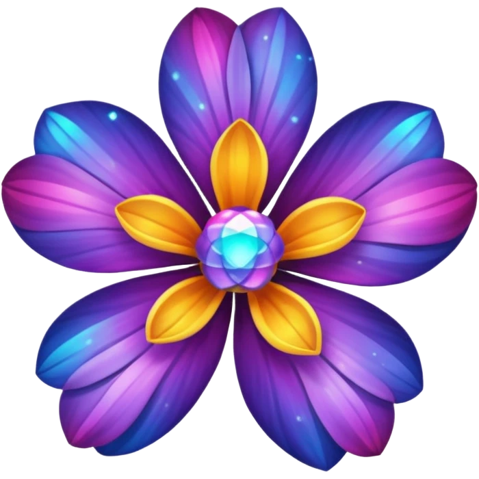 Space Petalled Flower emoji