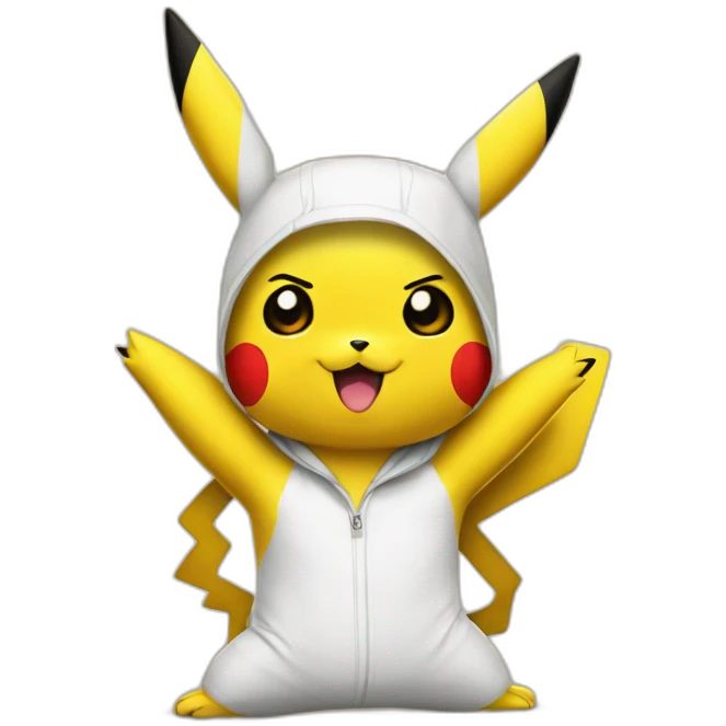 Pikachu being sexy emoji