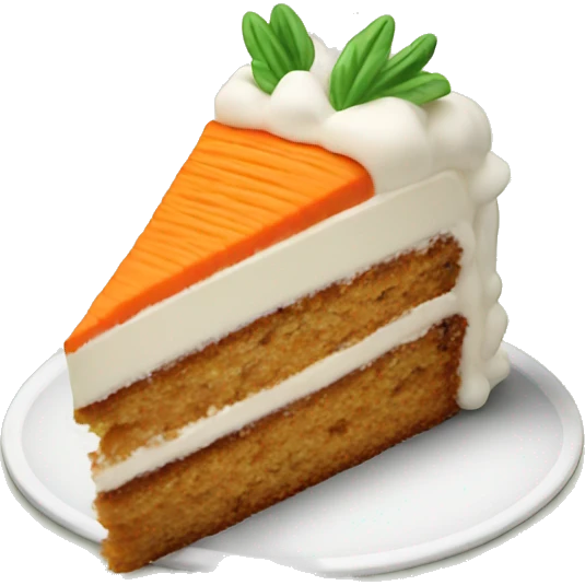 Carrot cake slice  emoji