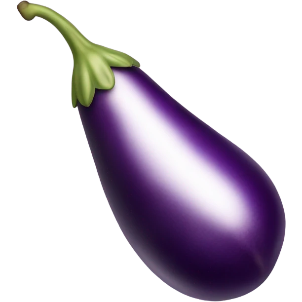 Shaking eggplant  emoji